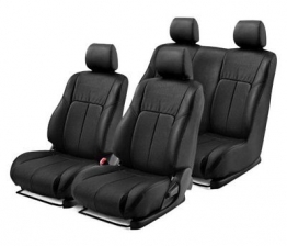 Custom Ram 2500 13-18 Leathercraft CHR7042BK Leather 1st & 2nd Row Black Seat Covers