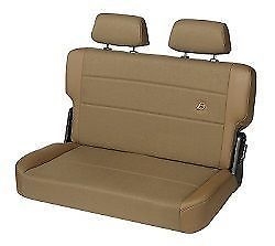 Custom Bestop TrailMax 2 Rear Bench Seat 97-06 Jeep Wrangler TJ Spice Fabric